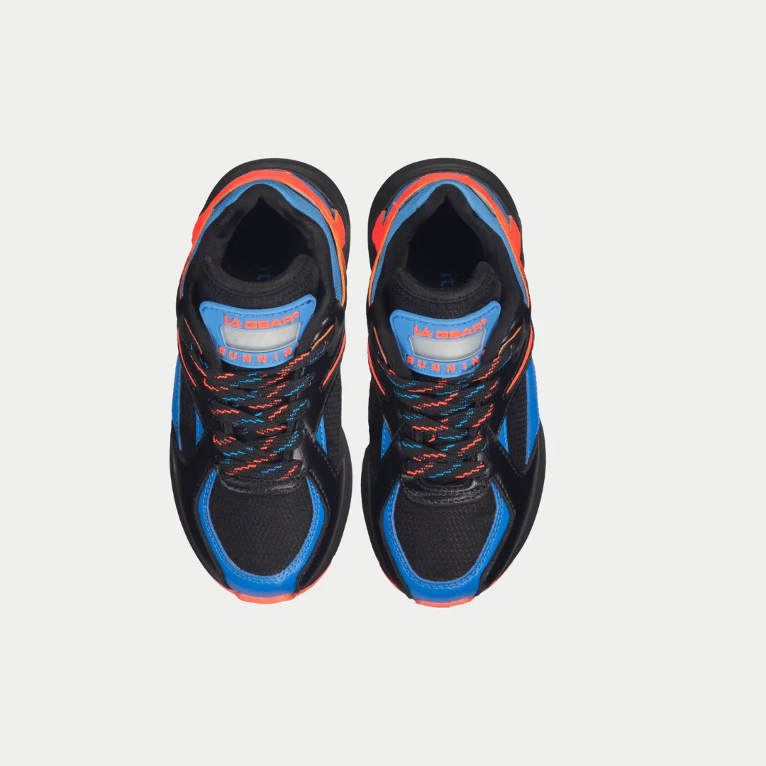 La Gear Kids Catapult Light-Up Lowtop | Black x Blue - Image 4