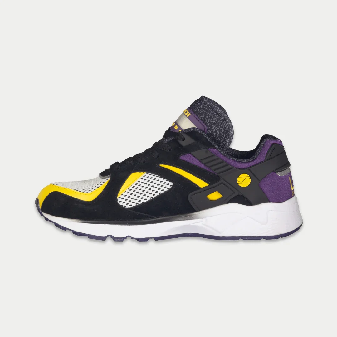 LA Gear Men's Catapult Light-Up Lowtop | Black x Purple x Yellow - Image 3