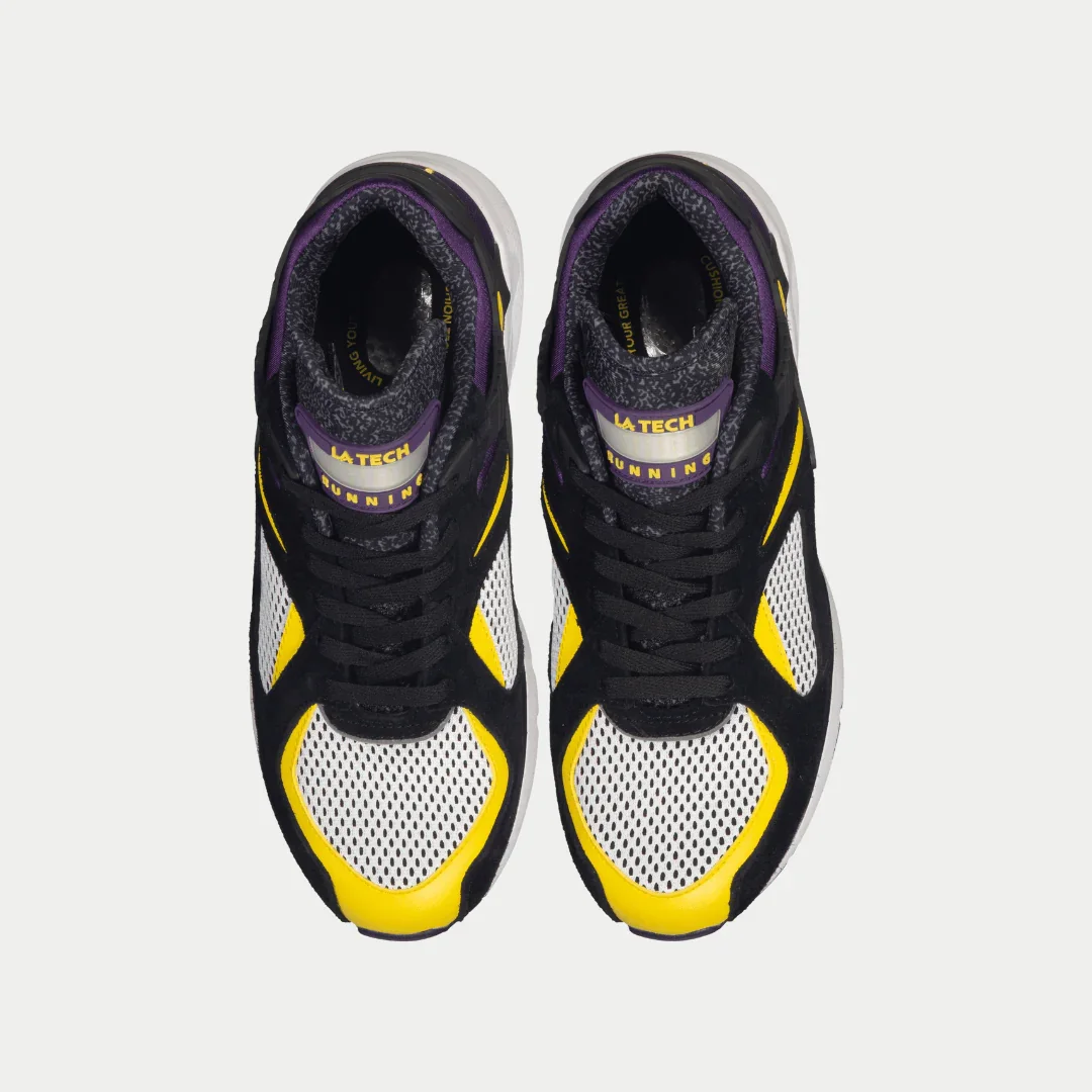 LA Gear Men's Catapult Light-Up Lowtop | Black x Purple x Yellow - Image 4