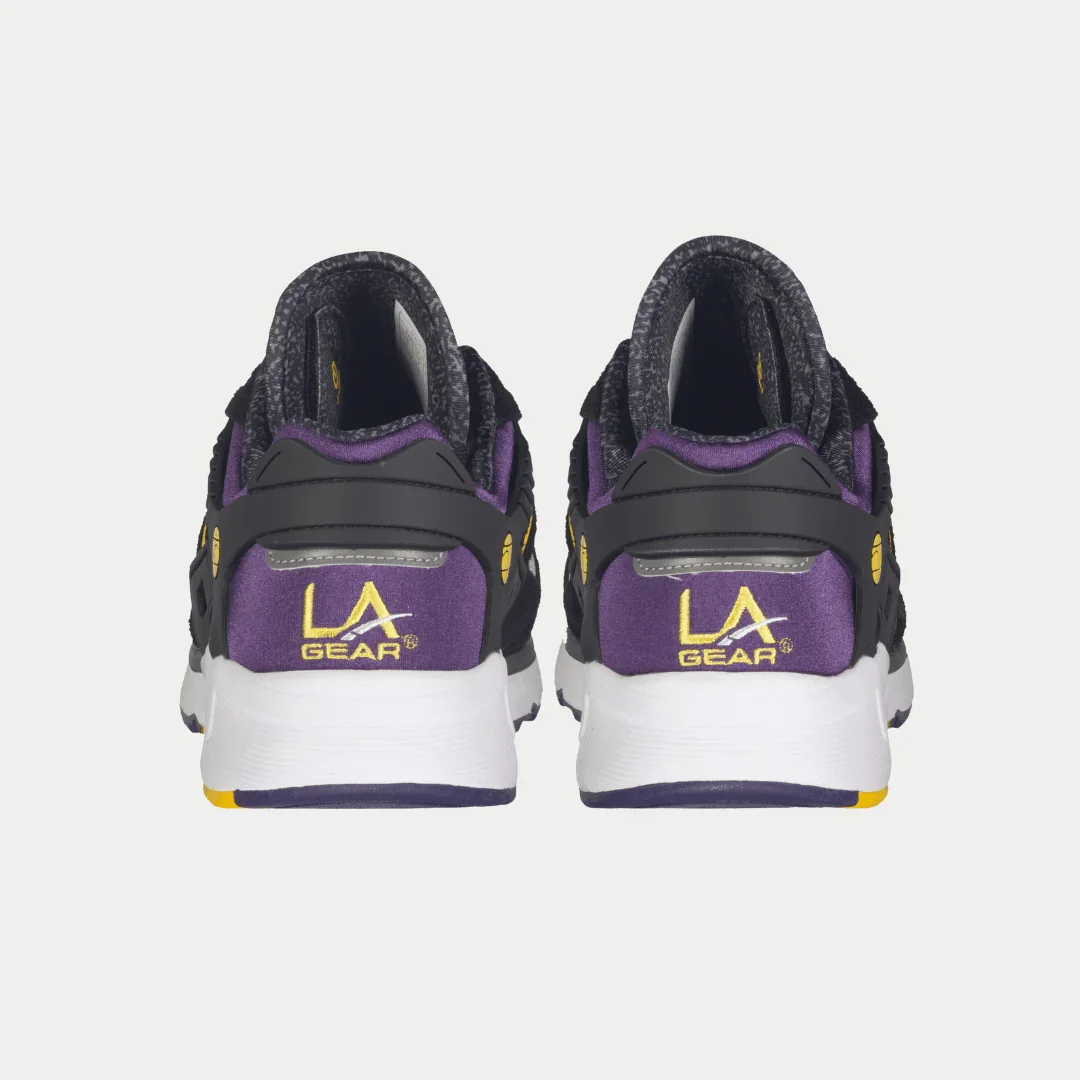 LA Gear Men's Catapult Light-Up Lowtop | Black x Purple x Yellow - Image 6