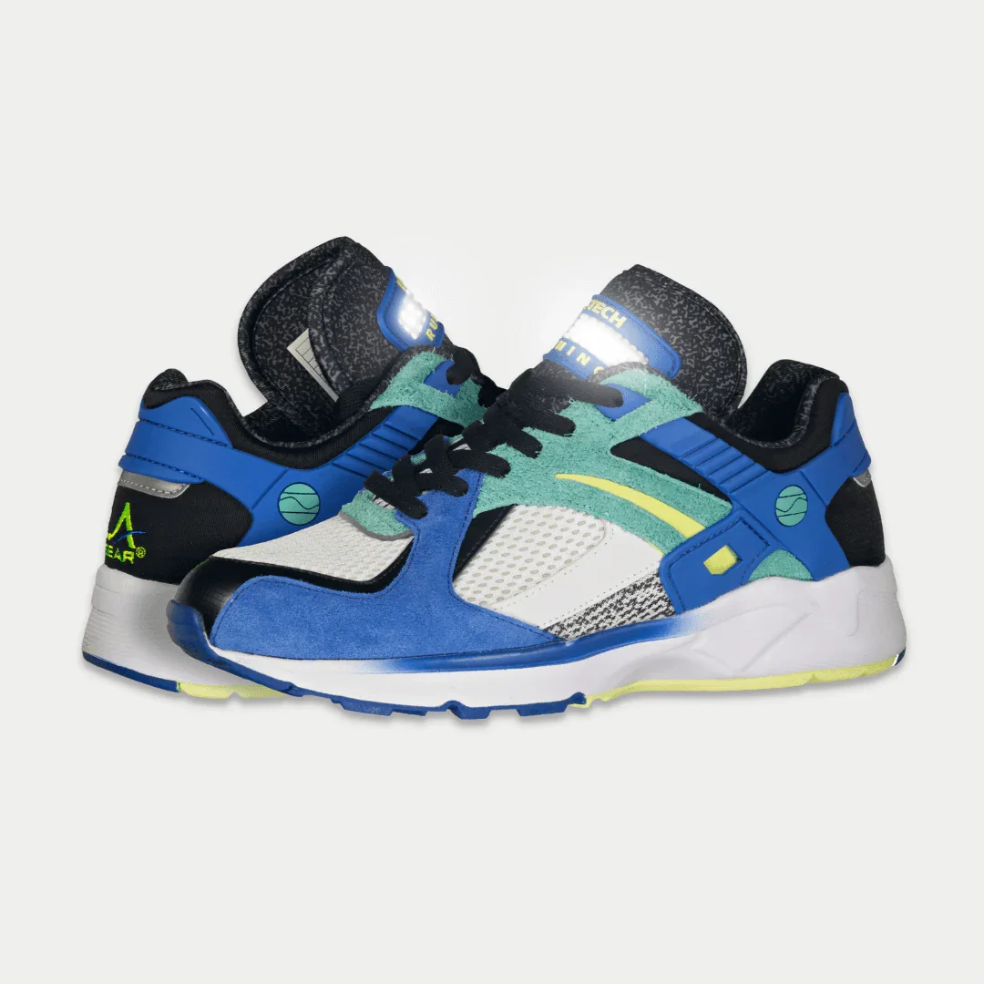 LA Gear Men's Catapult Light-Up Lowtop | Blue x Green - Image 7