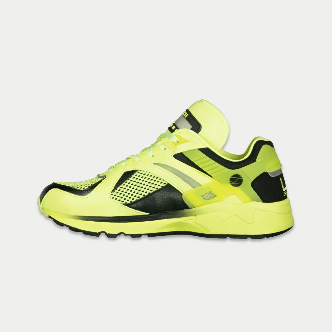 LA Gear Men's Catapult Light-Up x Glow Lowtop | Neon Yellow x Black - Image 3