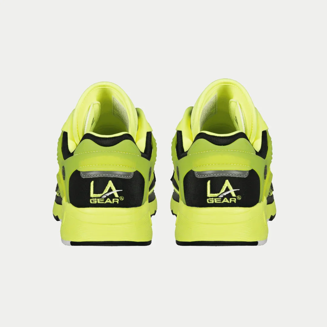 LA Gear Men's Catapult Light-Up x Glow Lowtop | Neon Yellow x Black - Image 6