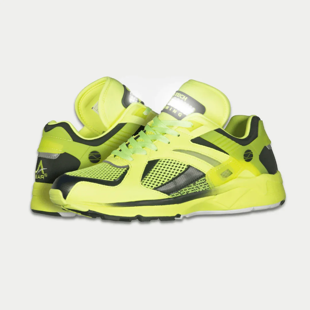 LA Gear Men's Catapult Light-Up x Glow Lowtop | Neon Yellow x Black - Image 7