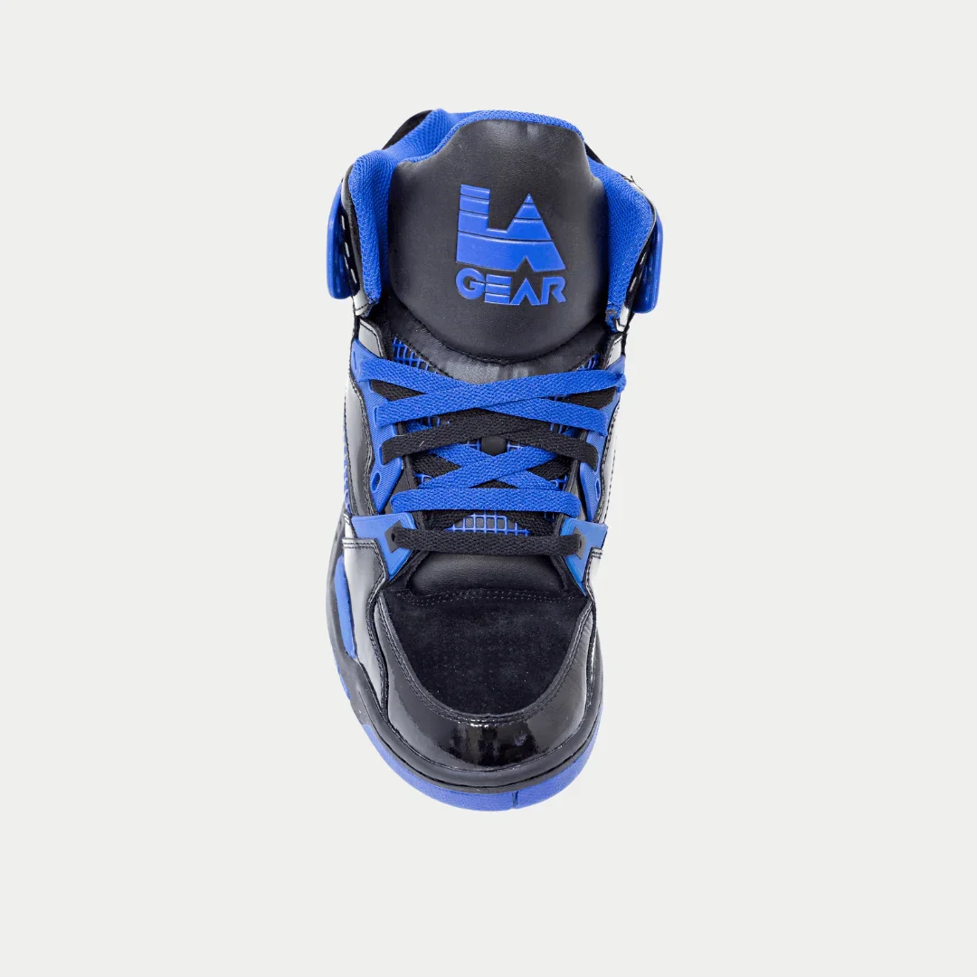 LA Gear Men's KAJ Vintage Hightop | Blue x Black - Image 4