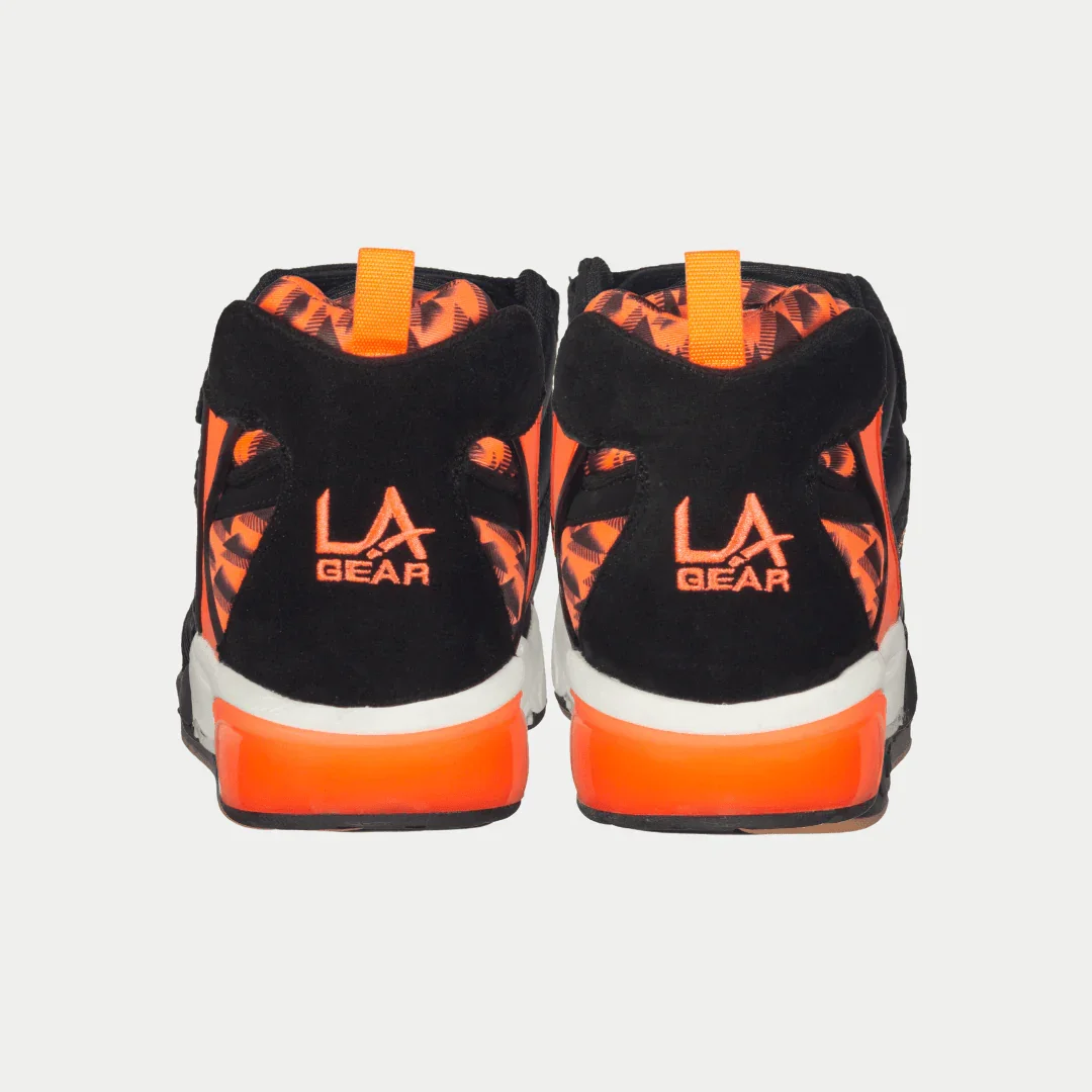 LA Gear Men's Turbo Light-Up Mid | Black x Neon Red - Image 4