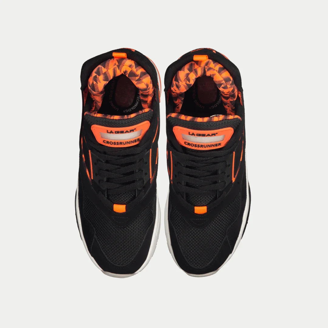 LA Gear Men's Turbo Light-Up Mid | Black x Neon Red - Image 6