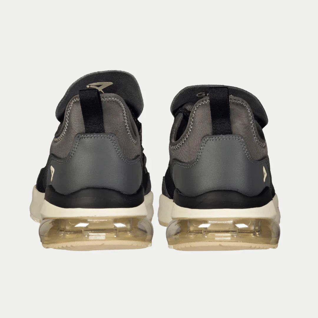 LA Gear Men’s Runyon Lowtop | Black x Gray - Image 6