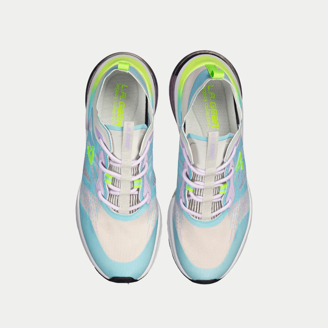 LA Gear Women’s Artesia Lowtop | Gray x Light Blue - Image 4