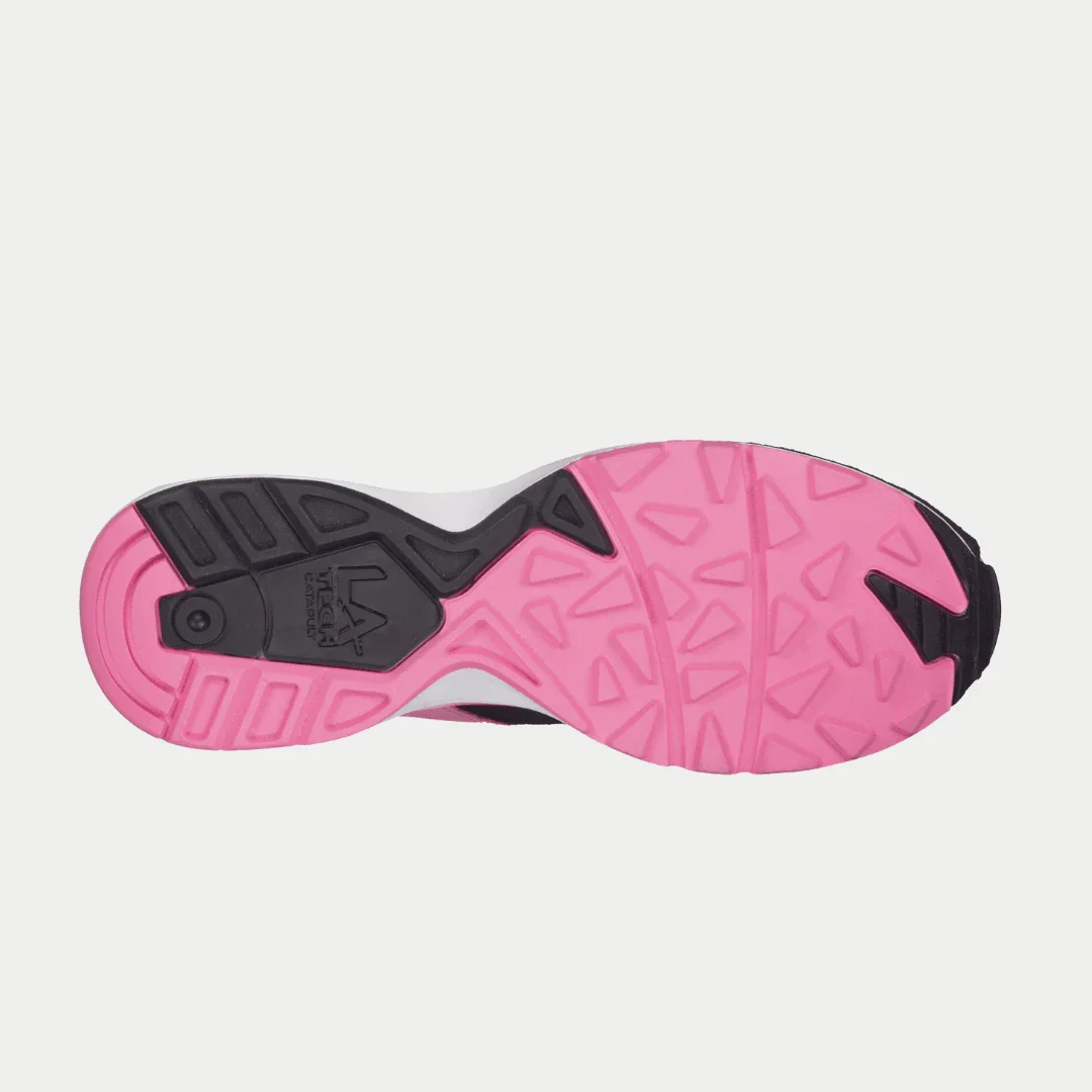 LA Gear Women's Catapult Light-Up Lowtop | Black x Pink - Image 5