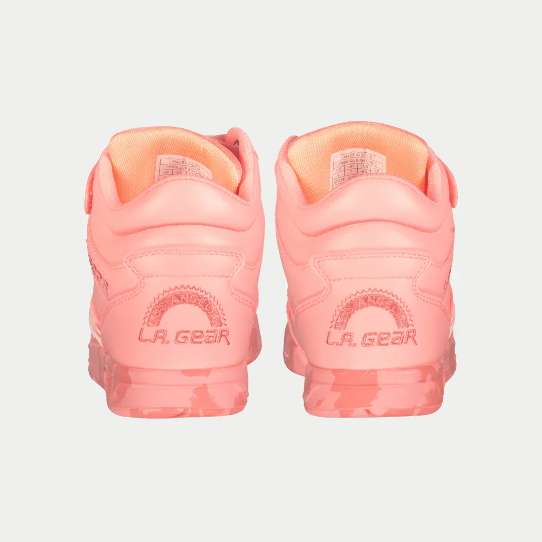 LA Gear Women's Flame Hightop | Neon Peach Glow - Image 6